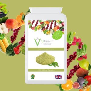 Organic Moringa Extract — 120 Capsules